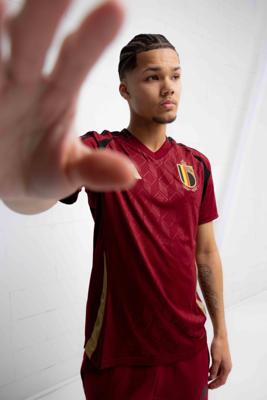 België Shirt Thuis Senior 2024-2026 - Maat M - Kleur: Rood | Soccerfanshop