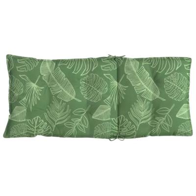 VidaXL Stoelkussens 6 st hoge rug bladpatroon oxford stof VidaXL Stoelkussens 6 st hoge rug bladpatroon oxford stof