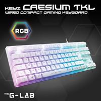 Gaming Keyboard The G-Lab Caesium TKL AZERTY - thumbnail