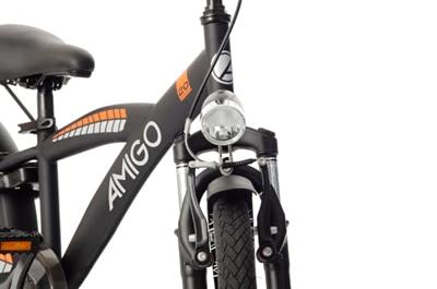 AMIGO Roady 20 Inch Jongens Terugtraprem Zwart/Oranje