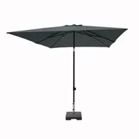 Madison Parasol Denia push-up 200x200cm PE Grijs grade 6 - thumbnail