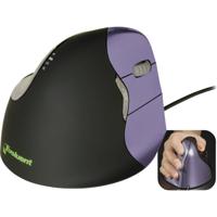 Evoluent Vertical Mouse 4 VM4S Ergonomische muis USB Optisch Zwart, Lila 6 Toetsen 2800 dpi Ergonomisch - thumbnail