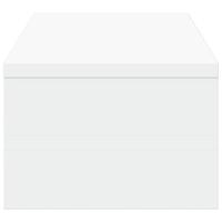 VidaXL Monitorstandaard 54x22x15 cm bewerkt hout wit - thumbnail