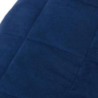 Verzwaringsdeken 155x220 cm 7 kg stof blauw - thumbnail