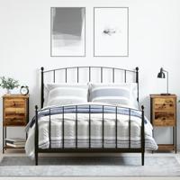 Nachtkastje 2 pcs Oud hout 32 x 42 x 70 cm Bewerkt hout - thumbnail