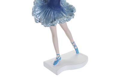 Decoratieve figuren DKD Home Decor Blauw Romantiek Balletdanseres 11 x 6 x 23 cm