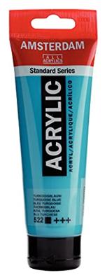 Royal Talens Amsterdam Acrylverf 120 ml - Turkooisblauw 522