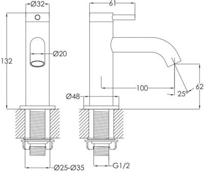 Ben Navan fonteinkraan chroom