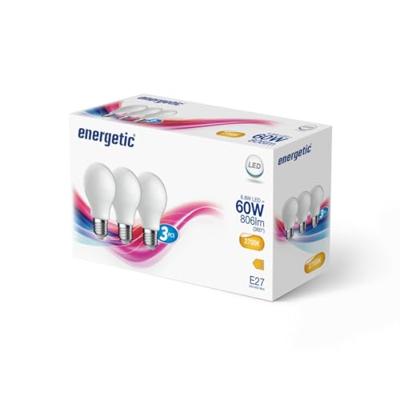 Nordlux 5181021323 Gloeilamp-lamp Energielabel E (A - G) E27 6.8 W Warmwit (Ø) 60 mm 3 stuk(s)