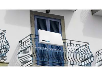 MegaSat D4 Profi Line Satellietschotel Wit