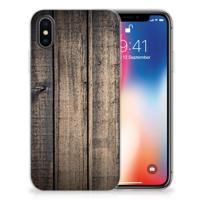 Apple iPhone X | Xs | Bumper Hoesje | Steigerhout - thumbnail