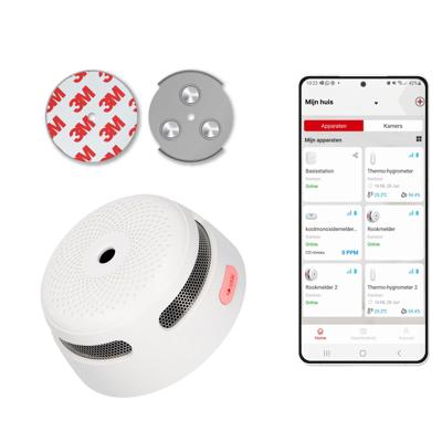 X-Sense XS01-WX Rookmelder met RMAX-45 montageset - Slimme melder WiFi X-Sense XS01-WX Rookmelder met RMAX-45 montageset - Slimme melder WiFi