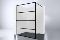 Best Design Best-Design "Noire" Losse Handdoekbeugel Tbv.Inloopdouche 1400 mm - thumbnail