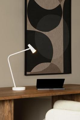 Lucide STIRLING - Oplaadbare Bureaulamp - Accu/Batterij - LED 3 StepDim - 1x3W 2700K - Wit