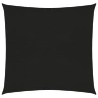 VidaXL Zonnezeil 160 g/m² 3,6x3,6 m hdpe zwart - thumbnail