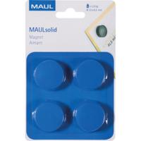 MAUL magneet Solid, 32 mm, trekkracht 800 gr, blister van 4 stuks, blauw - thumbnail