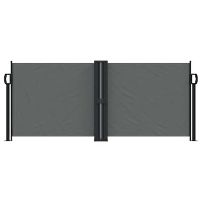 VidaXL Windscherm uittrekbaar 100x600 cm antraciet