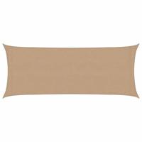 VidaXL Zonnezeil 160 g/m² 2x4,5 m hdpe taupe - thumbnail