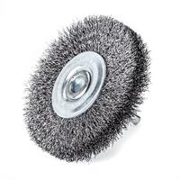 Lessmann Ronde borstel | d. 70 mm schacht 6 mm draaddikte 0,3 mm | staal 13 mm 15.000 omw/min | Max. toerental 15000 min-¹ | 1 stuk - 417163 417163 - thumbnail