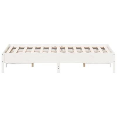 Bedframe massief grenenhout wit 140x200 cm Bedframe massief grenenhout wit 140x200 cm