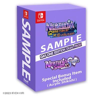 Hyperdimension Neptunia Game Maker R:Evolution & Sisters VS Sisters Day One Edition Double Pack Plus Hyperdimension Neptunia Game Maker R:Evolution & Sisters VS Sisters Day One Edition Double Pack Plus