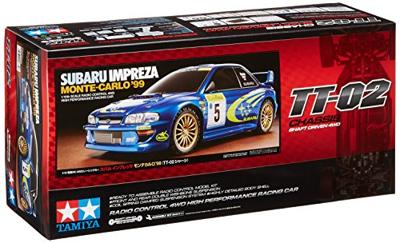 Tamiya 1:10 RC auto Elektro Straatmodel Subaru Impreza Monte Carlo 1999 Brushed 4WD Bouwpakket TT-02