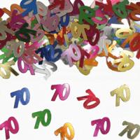 70 Jaar Tafeldecoratie / Sierconfetti - thumbnail