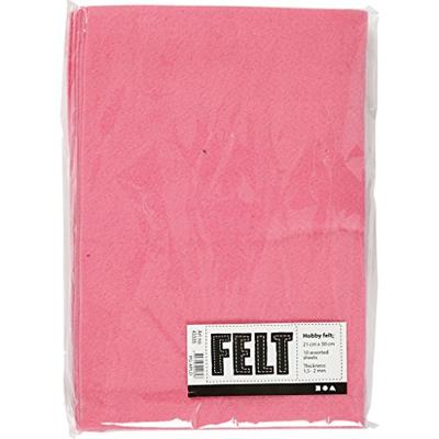 Creativ Company Hobbyvilt roze a4, 10 vellen