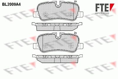 Remblokken set BL2009A4