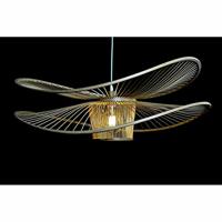 Plafondlamp DKD Home Decor Natuurlijk Bamboe 50 W 80 x 80 x 29 cm - thumbnail