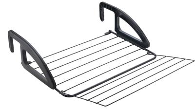 Metaltex bries droogrek 6 m drooglijn zwart