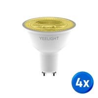 Yeelight slimme led lamp - GU10 fitting - Warm Witte lichtkleur - Set van 4 - thumbnail