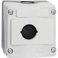 BACO LBX0100 224200 Lege behuizing 1 inbouwplaats (l x b x h) 74 x 74 x 47.9 mm Grijs, Zwart 1 stuk(s) Piece - thumbnail