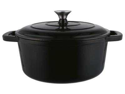 SILVERCREST Gietijzeren pan 28 cm 5,6 L (Zwart)