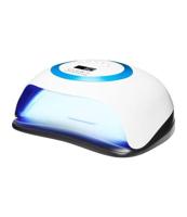 Glow v1 uv/led lamp dual 168w wit met metallic blauw - thumbnail