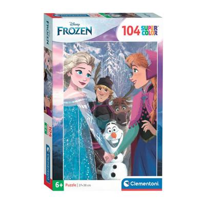 Clementoni legpuzzel super color disney frozen, 104st.
