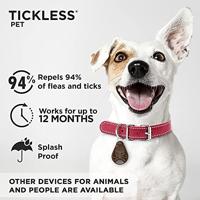 Tickless eco teek en vlo afweer voor hond en kat bruin - thumbnail