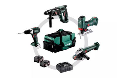 Metabo Accu-comboset 3.1.1 | 18V | Incl. Accu&apos;s en lader | Incl. gereedschapstas - 685235000