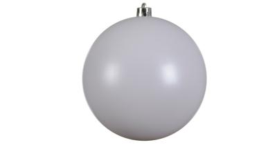 5 stuks! Kerstbal plastic mat 140mm winterwit KSD - Ksd 5 stuks! Kerstbal plastic mat 140mm winterwit KSD - Ksd