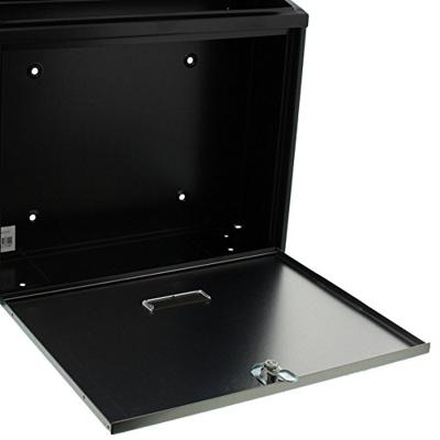 Burg-Wächter brievenbus London zwart/RVS