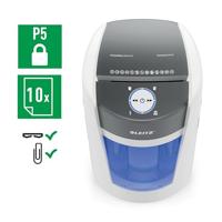 Leitz IQ OptiMax Office P5 Papierversnipperaar 10 vellen Micro cut 2 x 15 mm P-5 35 l Ook geschikt voor Paperclips, Nietjes - thumbnail