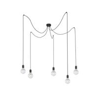 Artdelight 5-lichts hanglampSpin zwart - HL SPIN-5L-225 ZW - thumbnail