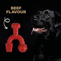 Tasty bone trio bone beef 18x12x5 cm - thumbnail