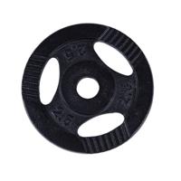 Halterschijf 2,5 kg Gripper Zwart - thumbnail