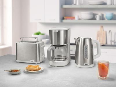 Drip Koffiemachine Braun KF1500WH Wit 1000 W 10 Koppar 15 Koppar - thumbnail