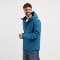 Travelin' men - Softshell - Blauw - Maat - thumbnail