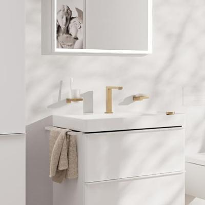 Hansgrohe Tecturis E 2-gats wastafelkraan 150 CoolStart met waste, Brushed Bronze