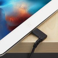 StarTech.com Premium USB-A naar Lightning Kabel 2m Zwart - Robuuste 90° haakse USB Type A naar Lightning Charge & Sync Oplaadkabel met Aramide Vezels - Apple MFi Cert. - iPhone (RUSBLTMM2MBR) - thumbnail