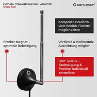 Oehlbach Radio Rod DAB+ kamerantenne - thumbnail