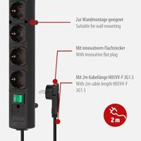 Brennenstuhl Comfort-Line Plus, 4-voudig stekkerdoos - thumbnail